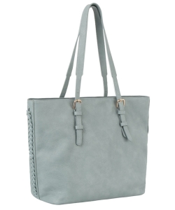 Fashion Shopper Tote Bag JY-0520-M DENIM BLUE